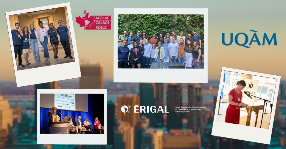 ÉRIGALs participation at CALACS Congress in Montreal